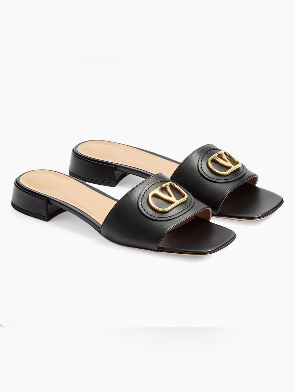 Valentino Garavani Vlogo 20mm Slide Sandals